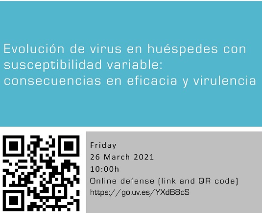 Evolución de virus en huéspedes con susceptibilidad variable: consecuencias en eficacia y virulencia